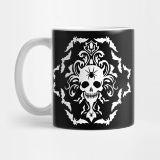 Gothic Damask (Spider Mind white) Mug